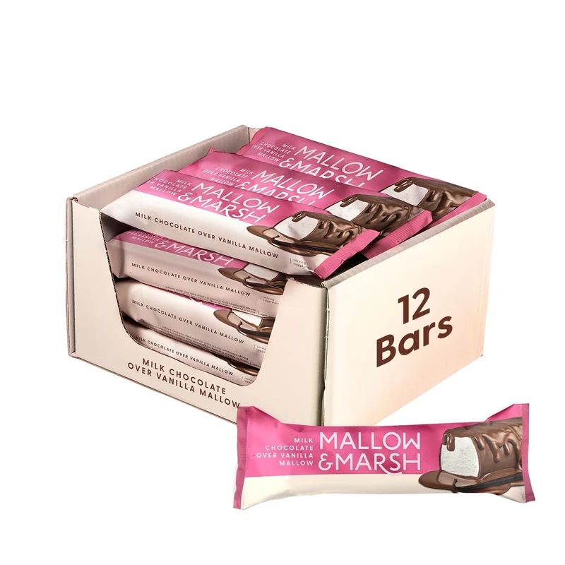 Mallow & Marsh Vanilla Marshmallow Bars - Multipack 12 x 35g
