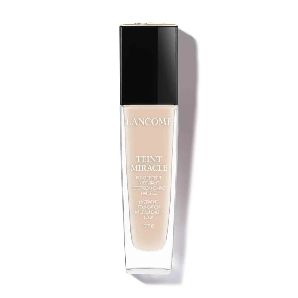 Lancôme Teint Miracle Luminous Satin Foundation - Hydrating, Radiant Finish, Medium Coverage with SPF 15, 10 Beige Porcelaine