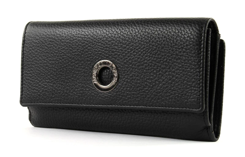 Mandarina Duck Women's Mellow Leather P10fzp63 Billfold, Black, 20x10,5x3 (L x H x W)