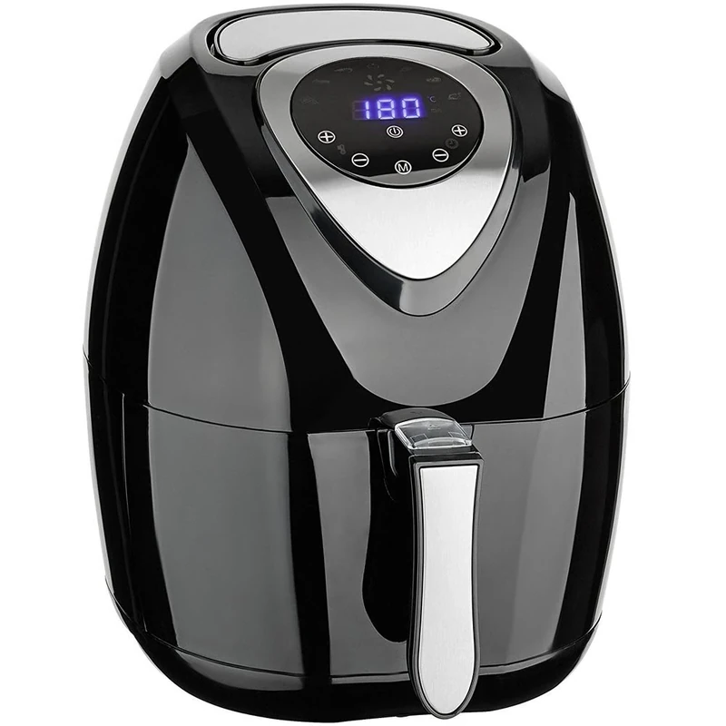 Cuisinier 06866 Hot Air Fryer Stainless Steel 3.2 Litre Black