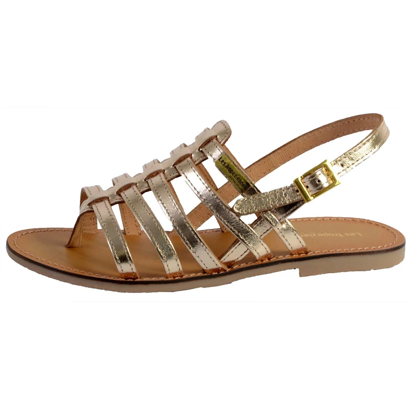 Les Tropéziennes par M. Belarbi Herilo, Women’s Slingback Sandals, Gold (Or), 2 UK (35 EU)