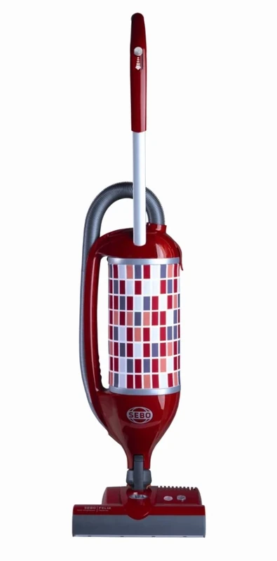 SEBO 90813GB Felix Rosso ePower Upright Vacuum Cleaner, High Grade ABS, 700 W, Red