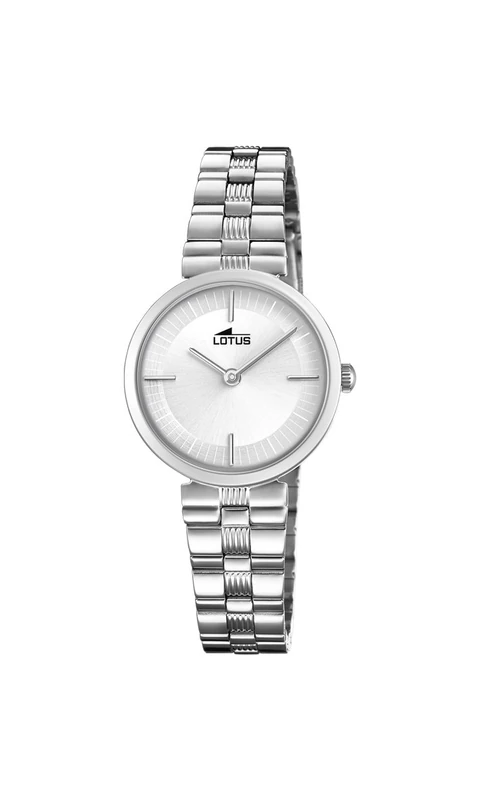 Lotus Watches Womens Analogue Classic Quartz Watch with Stainless Steel Strap 18541/1
