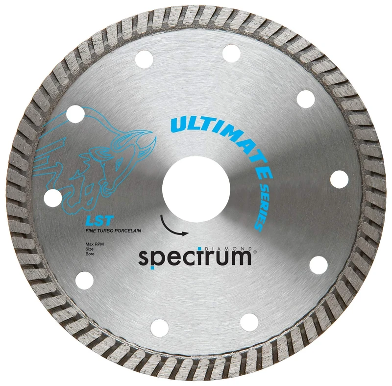 Spectrum Ultimate Thin Turbo Dia Blade - Porcelain - 150/25.4/22.23mm