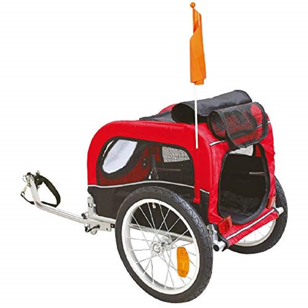 Croci Cargo Bike - Bicycle Trailer and Dog Stroller - Practical Spacious and Comfortable Bicycle Dog Carrier - 116 cm long for dogs weighing up to 20 kg