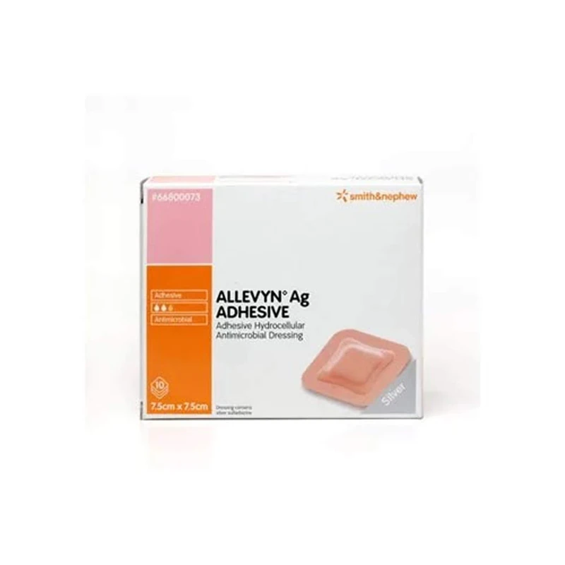 Allevyn AG Gentle Border dressing (Pack of 10)