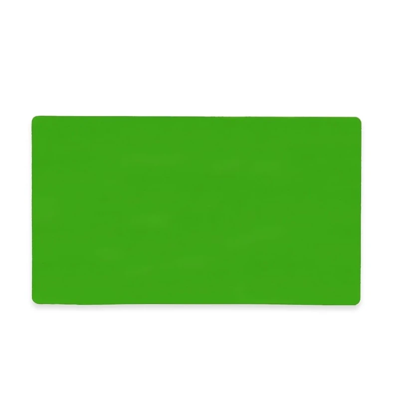 MagFlex® Flexible Magnetic Sheet with Gloss Green Dry-Wipe Surface for Creating Scrumboards, Removable and Changeable Labels - 140mm x 80mm x 0.85mm - Pack of 50