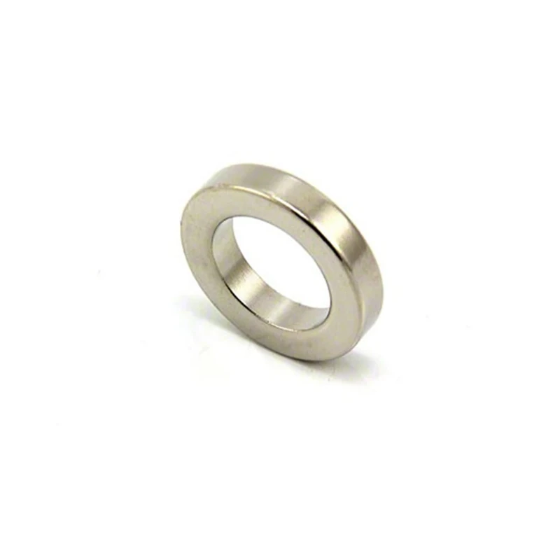 Unmagnetised Neodymium Ring for Science, Experiments, Education and Teachers - 25mm O.D. x 16mm I.D. x 5mm thick - Pack of 20