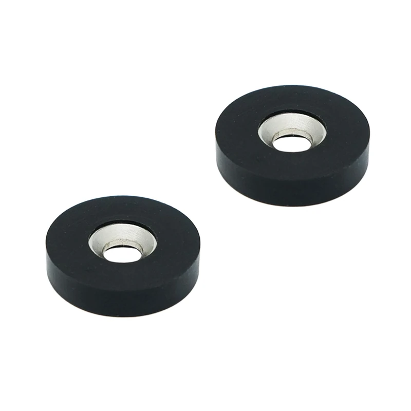 Rubber Coated N42 Neodymium Magnet for Arts, Crafts, Model Making, DIY, Hobbies, Office and Home - 26.5mm dia x 6mm thick x 7mm c/sink - 6.4kg Pull - Pack of 10