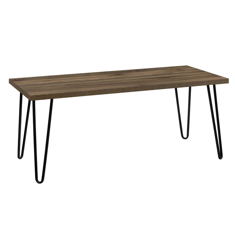 Ameriwood Home 5067396COM Coffee Table, 17.85 x 19.5 x 42.0 Inches, Wood Walnut