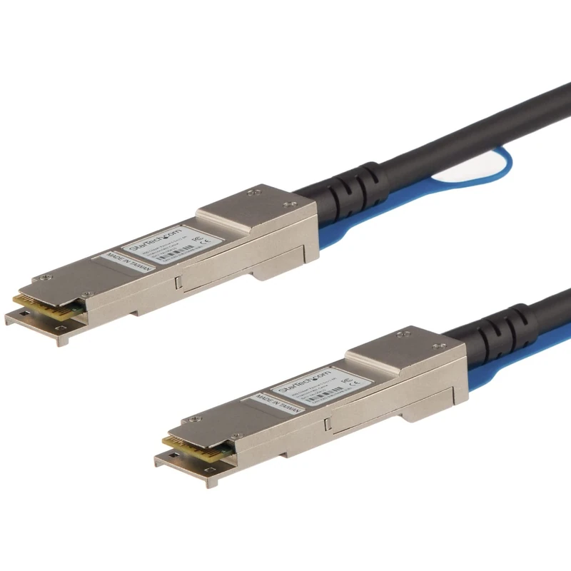 StarTech.com Cisco QSFP-H40G-CU1M Compatible 1m 40G QSFP+ to QSFP+ DAC Twinax - 40GbE QSFP+ Copper DAC 40 Gbps Low Power Passive Transceiver Module DAC Firepower C9200 (QSFPH40GCU1M)