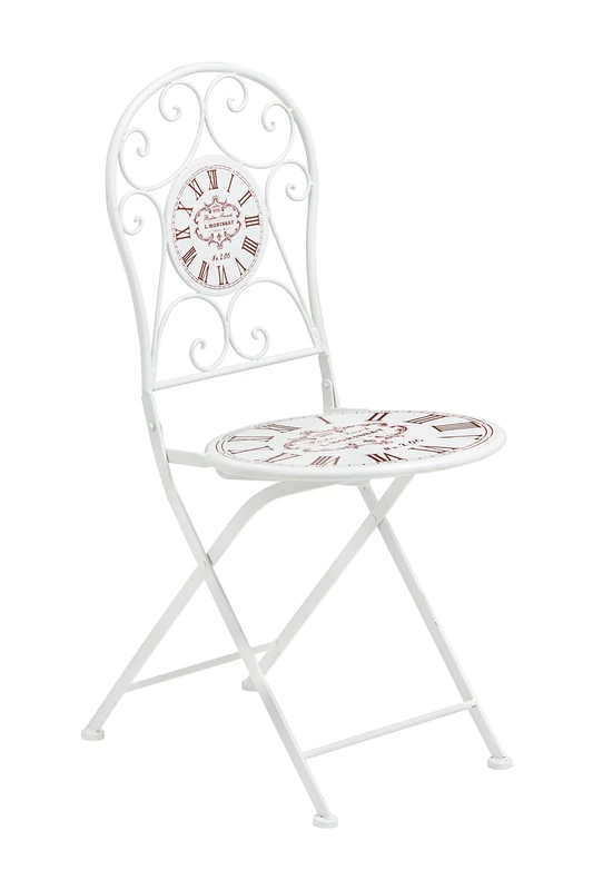 Premier Housewares 2404500 Cafe Cassis Chair, Cream, 55x38x92 cm - Image 1