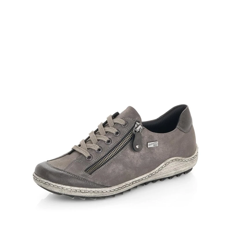 Remonte Women Lace-Up Shoes R1402, Ladies Casual lace-up Shoes,Trainer,Sneakers,Removable Insole,Water Repellent,remonteTEX,Low Shoe,grau,43 EU / 9 UK