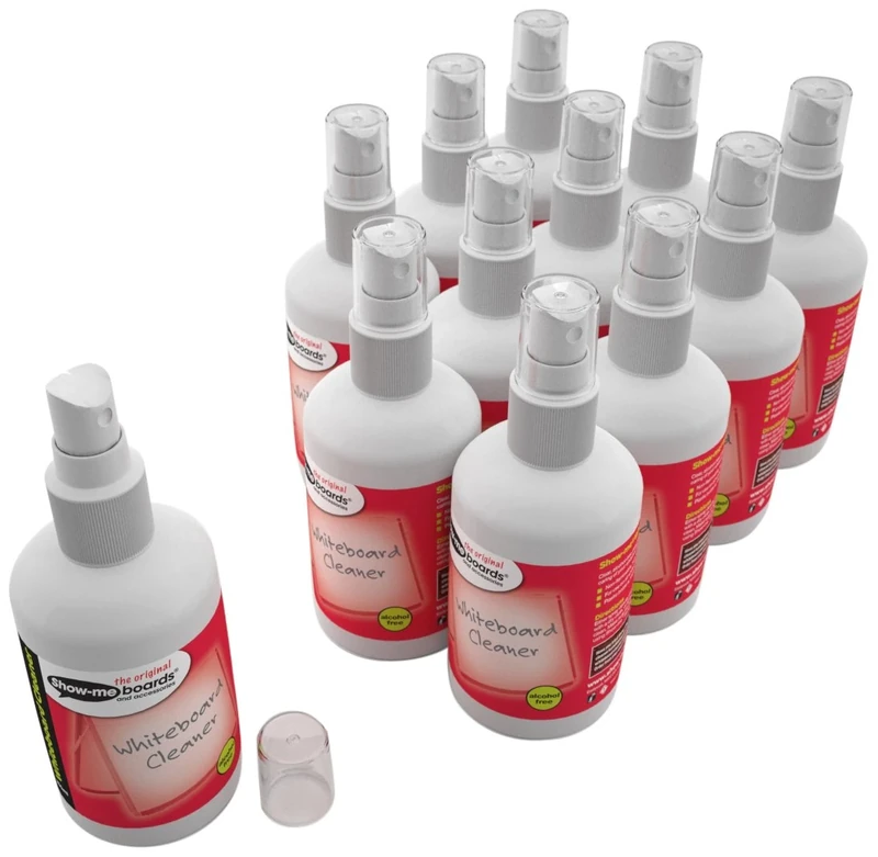 Show-me WCE12 Economy Whiteboard Cleaner, 12 x 250ml