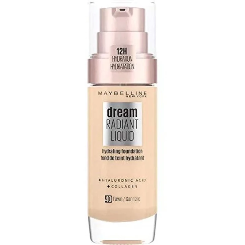 Maybelline New York Dream Radiant Liquid - Liquid Foundation, 040 Fawn