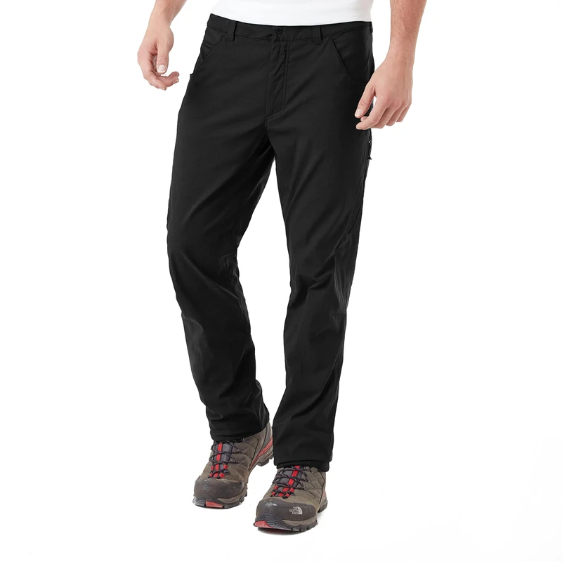 Berghaus Men's Ortler 2.0 Walking Trousers | Water Resistant | Comfortable Fit | Breathable, Black/Black, 40 32