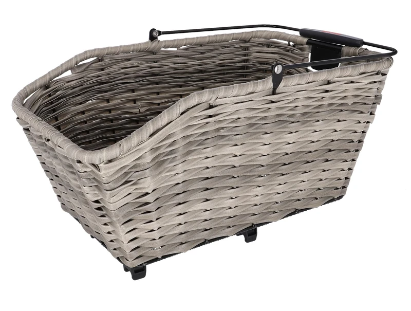 Klickfix 2128051910 Unisex - Adults' Rear Bicycle Basket Black 44 x 24 x 20 cm