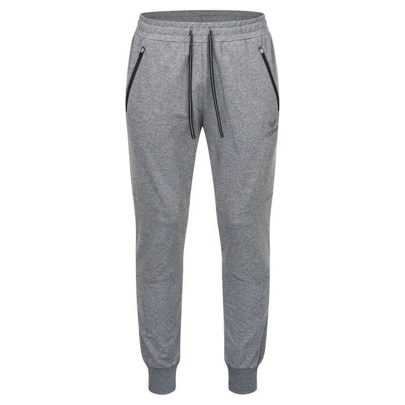 Erima Kids Essential Sweatpants - Light Grey Marl/Black, Size 164/X-Small/Small