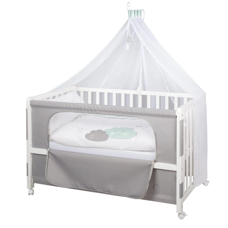 roba 'Happy Cloud', 60 x 120 cm Cot for Parents' Bed with Complete Equipment
