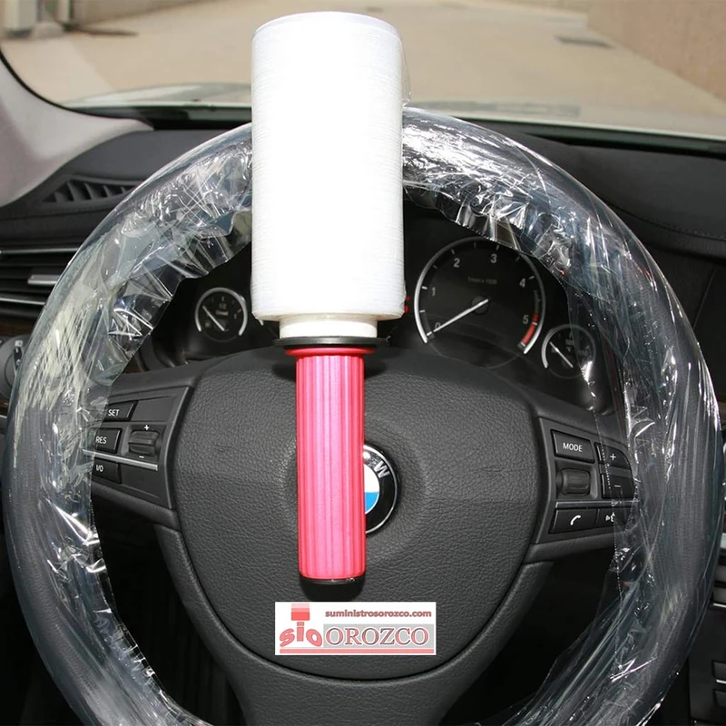 Suministros Orozco, s.l. Disposable Steering Wheel Cover Film 10 Coils + Grip - Image 1