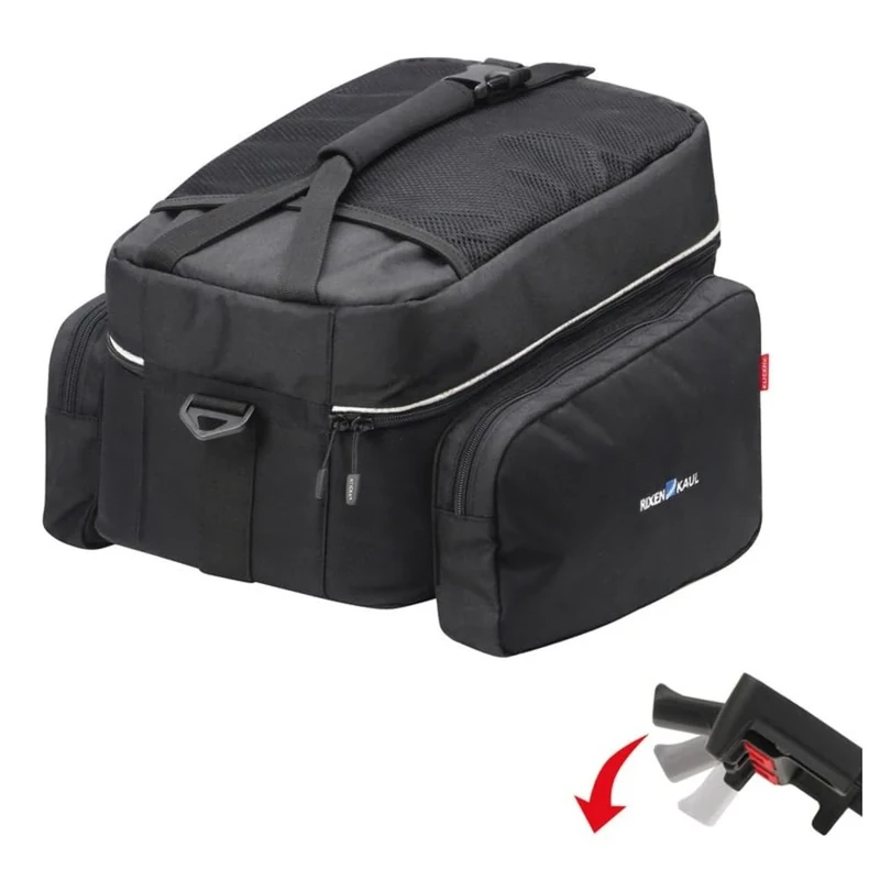 Klickfix Touring Uniklip Luggage Rack Bag Black One Size
