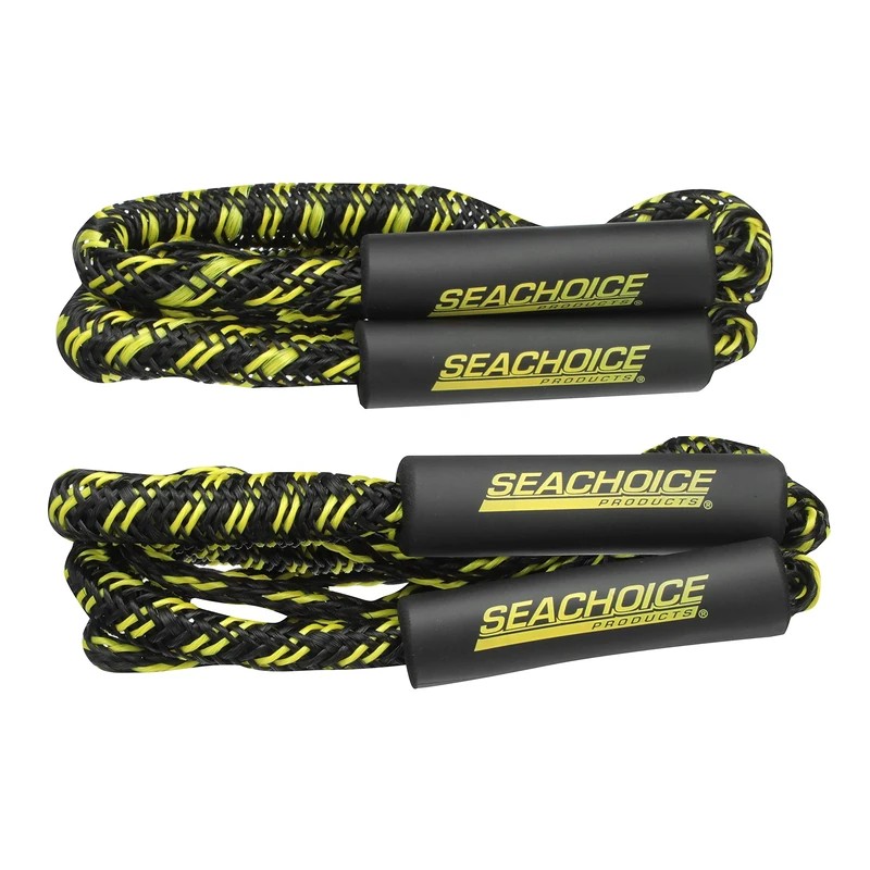 Seachoice 42471 Bungee/Stretch Dock Rope for Boating - 5 Feet Long, Stretches to 7 Feet, Pack of 2 Lines