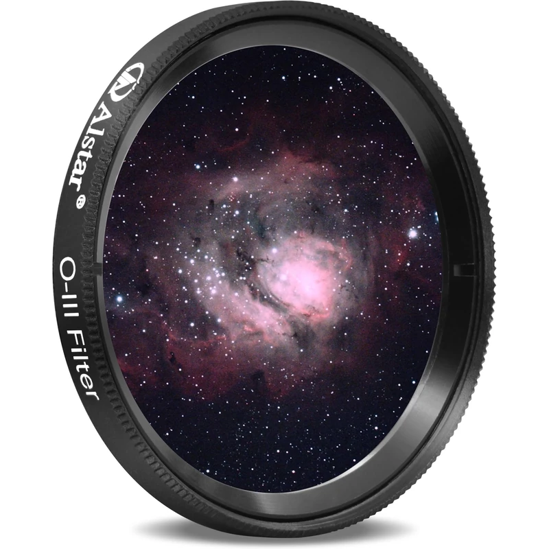 Alstar 2" Narrowband O-III Filter - Enhance Contrast in Dark Skies - Observe Clear Veil, Ring, Dumbbell and Orion Nebula, Among Many Other Objects