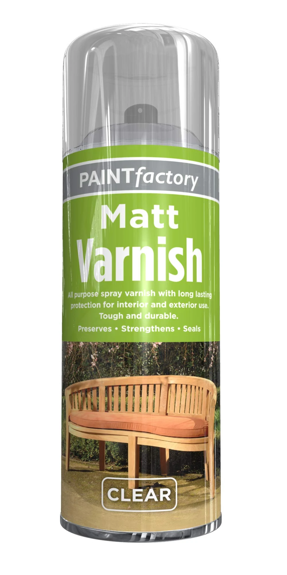 All Purpose MATT Varnish 400ML - Professional Satin Finish Spray Wood Color Paint