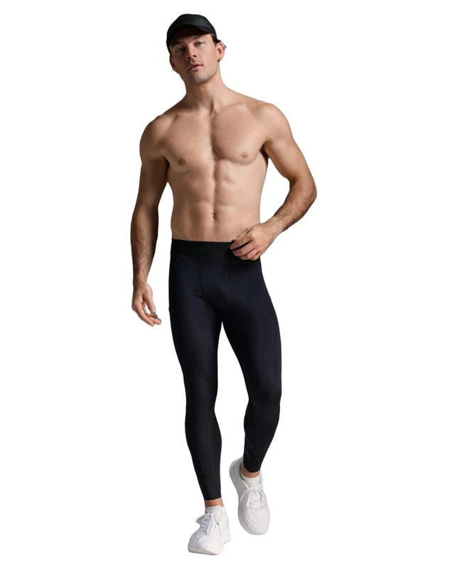 2XU Men MCS Cross Training Compression Tights - Black/Nero, Small