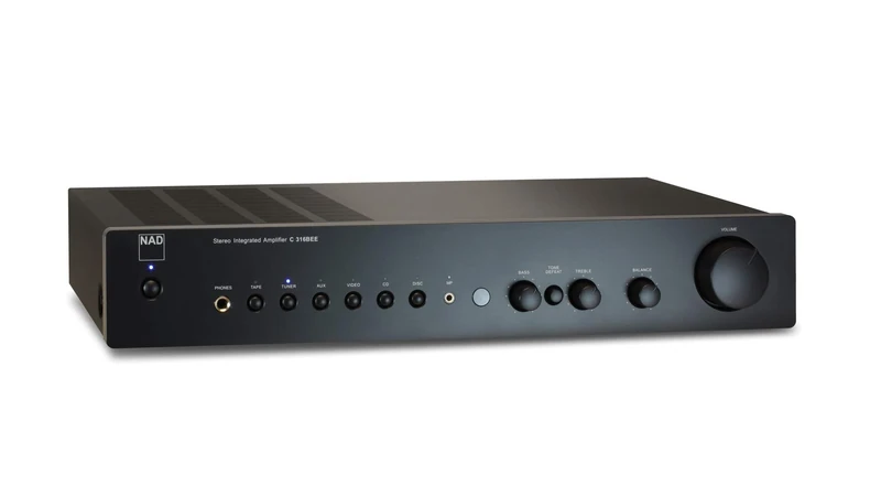 NAD C316BEE v2 Graphite HiFi Stereo Integrated Amplifier - Image 1
