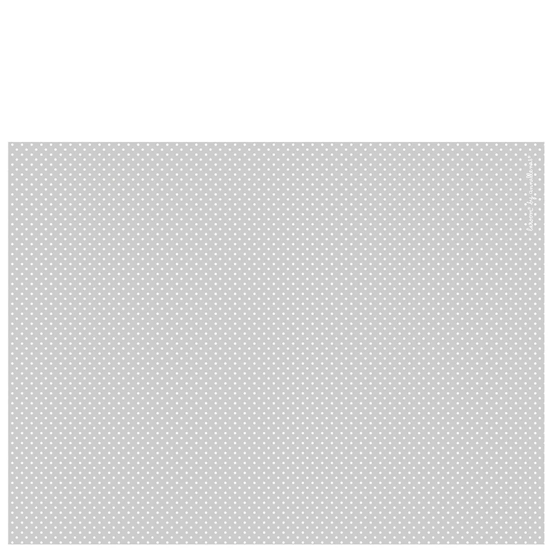 laroom Vinyl Carpet Children Design points 133x200x0.3 cm grey