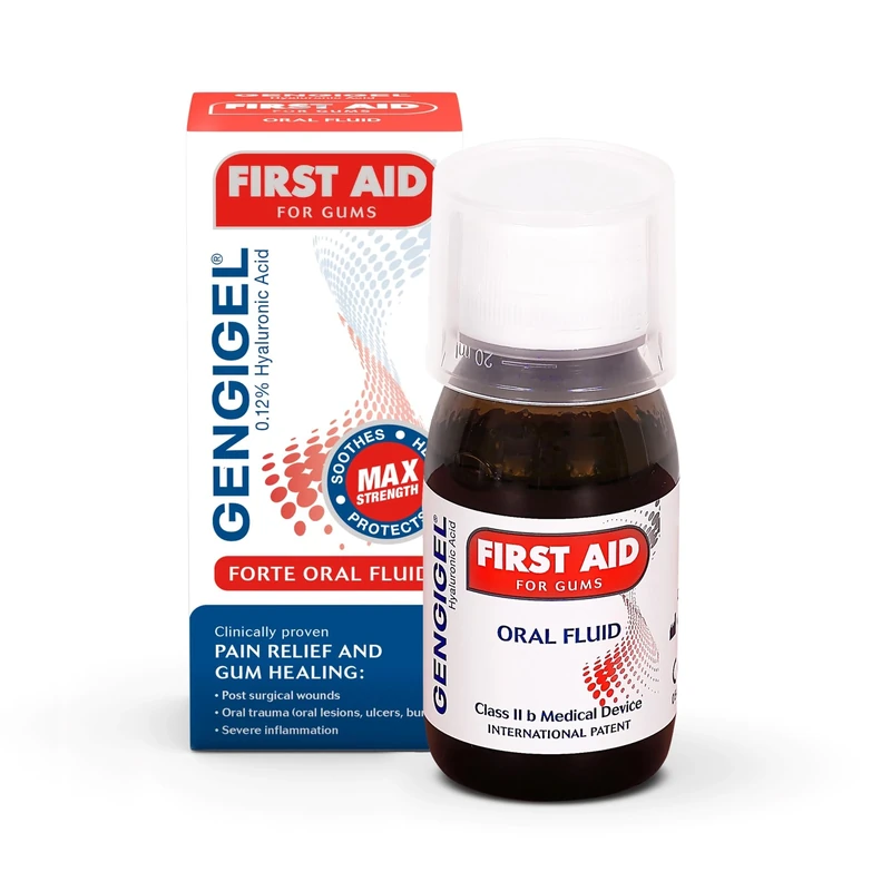Gengigel First Aid Mouth Gum Care Fluid 50ml - Oral Wound Relief