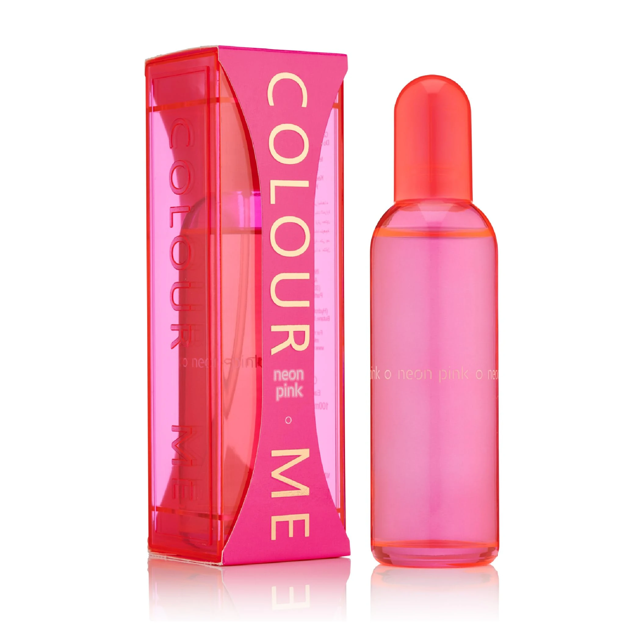 COLOUR ME Neon Pink Perfume for Women. 100ml Eau de Toilette. Luxury Fragrance - Ladies Perfume, Long Lasting Womens Perfumes by Milton-Lloyd