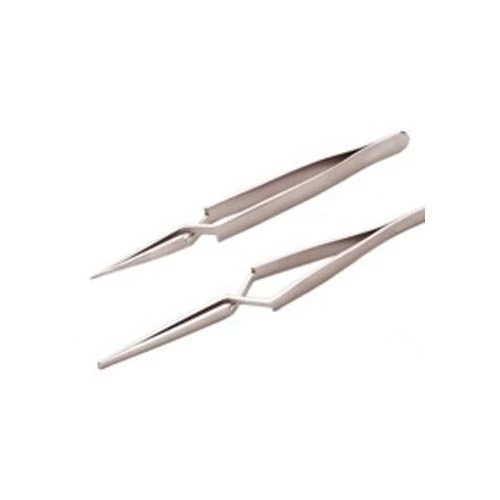 Neolab 2 1027 Organic Precision Tweezers, Flat Round, 125 mm