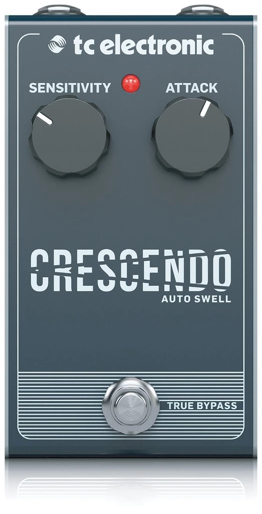 TC Electronic CRESCENDO AUTO SWELL Responsive Crescendo Pedal with 2-Knob Interface for Haunting Guitar Line Manipulation
