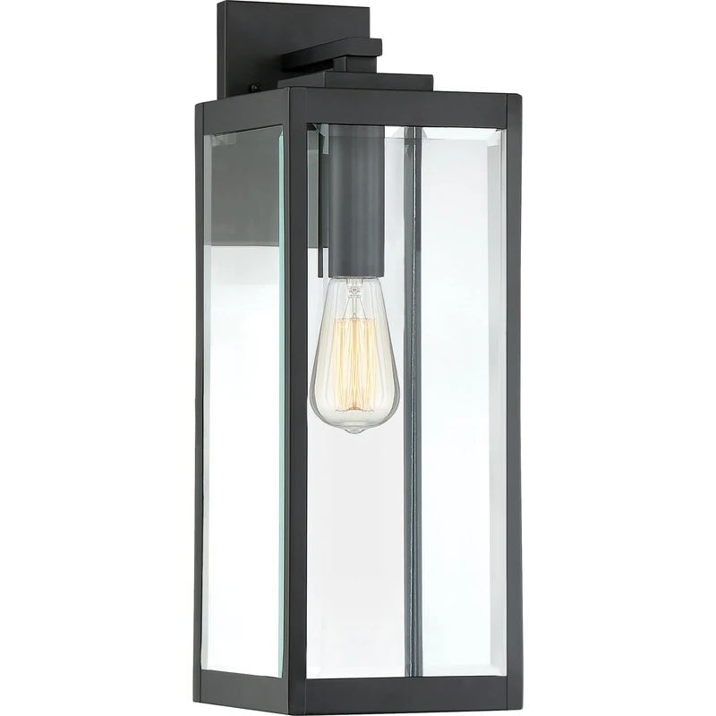 Quoizel Westover 20" Outdoor Wall Lantern in Earth Black - Image 1