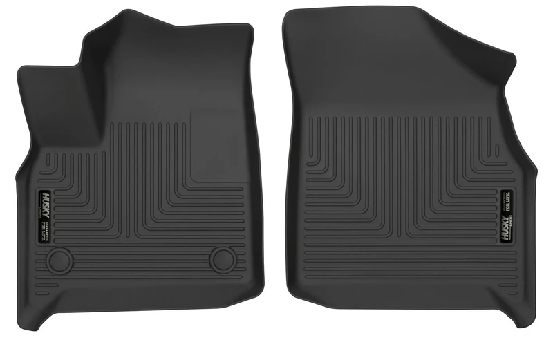 Husky Liners 13251 Black Front Floor Liner Car Floor Mats (Fits 18-18 EnclaveTraverse), 1 Pack