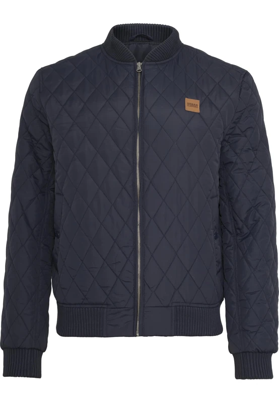 Urban Classics Men's Diamond Quilt Nylon Jacket, Blue (Navy 155), 4XL