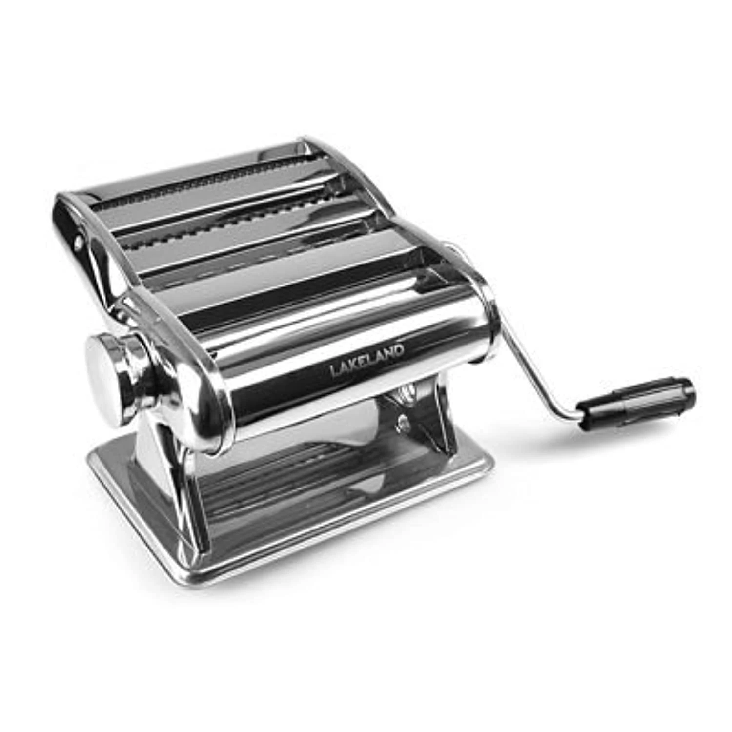 Lakeland Pasta Machine Chromed Steel – Makes Lasagna Tagliatelle Spaghetti & Linguine
