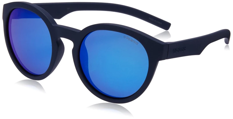 Polaroid Kids Pld 8019/s CIW/JY RUBBER BLUE Sunglasses Baby Girls Polycarbonate, Standard, 45 - Image 1