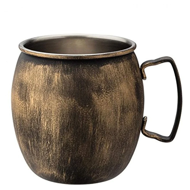 Utopia Vintage Copper Mug 24.5oz / 620ml - Case of 6 - Moscow Mule Mug, Cocktail Mug, Antique Finish