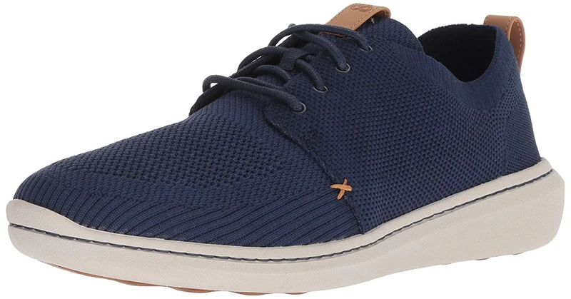 Clarks Men's Step Urban Mix Sneaker, Navy Textile Knit, 8.5 UK - Image 1