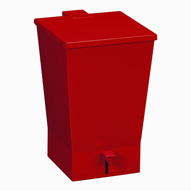 Workplaces For Industries 30L Red Refuse Bin with Pedal