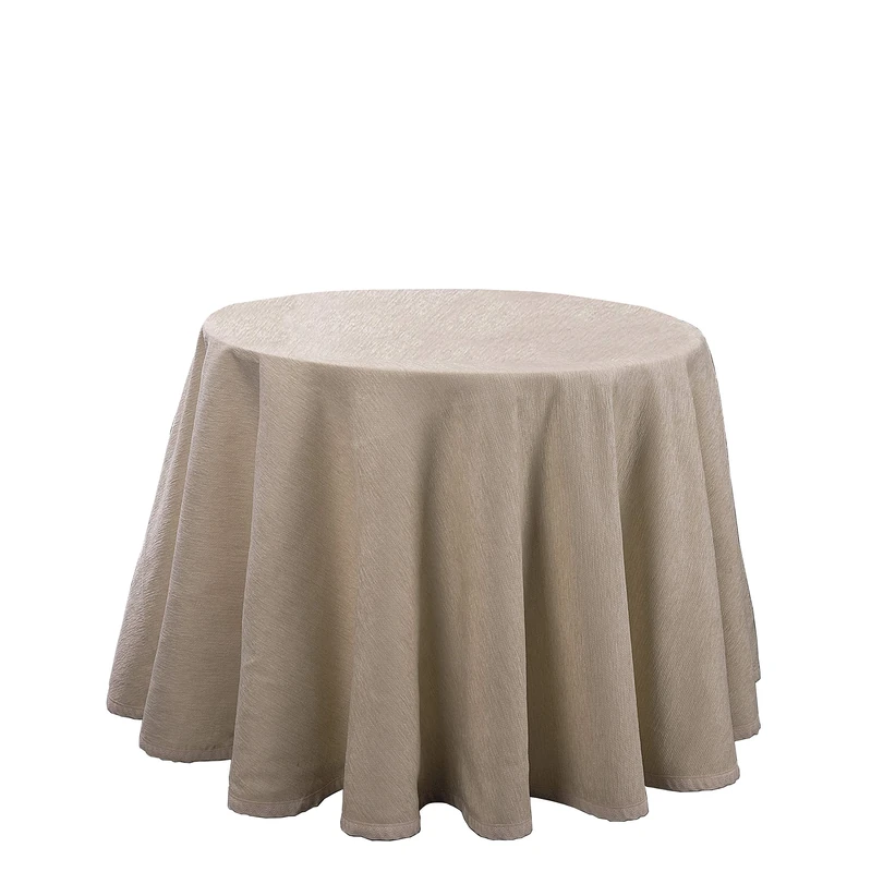 Martina Home Altea Table Skirt Camilla Redonda 100 Ø ecru