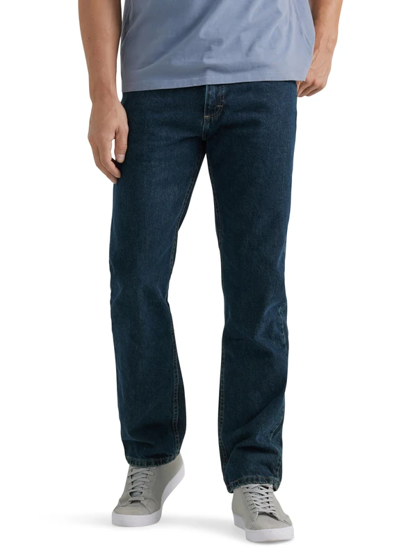 Wrangler Authentics Men's Classic 5-Pocket Regular Fit Cotton Jean, Storm, 32W x 36L