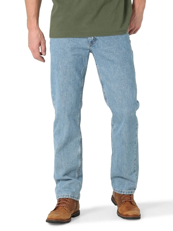 Wrangler Authentics Men's Classic 5-Pocket Regular Fit Cotton Jean, Light Stonewash, 38W x 38L