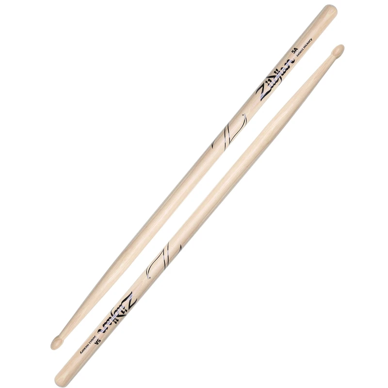 Zildjian Z5A 5A Acorn Neon Yellow Drumsticks, Hickory