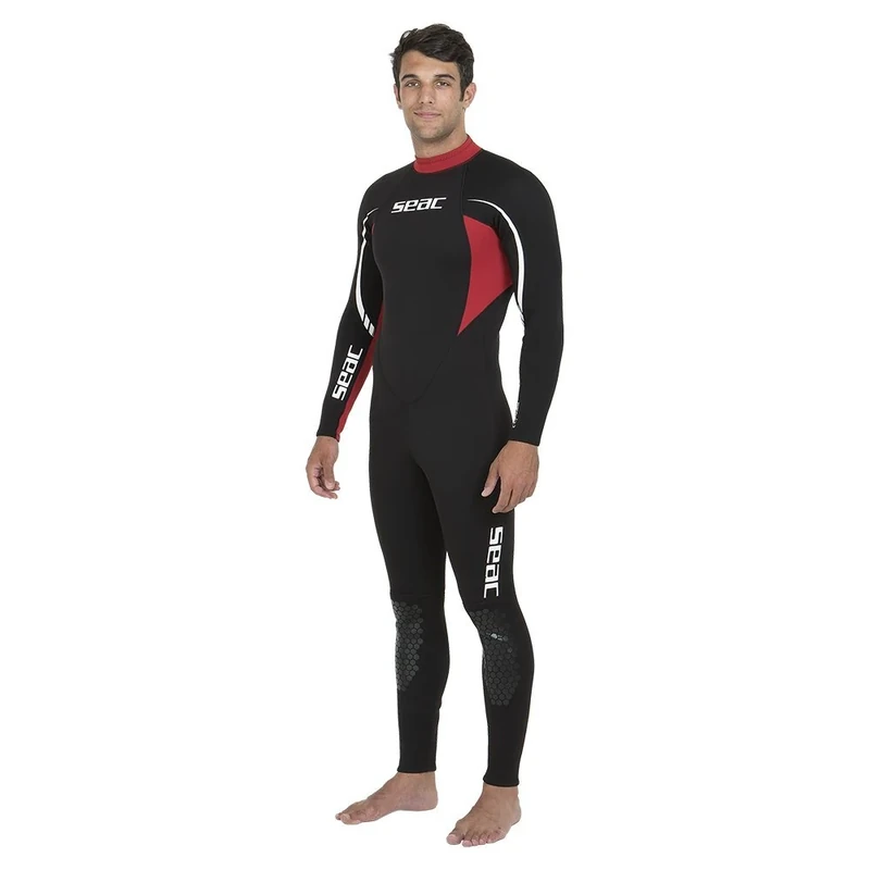 Seac Relax Long Man, 2.2 mm Neoprene One Piece Wetsuit for Snorkeling, Scuba Diving and other Water Sports