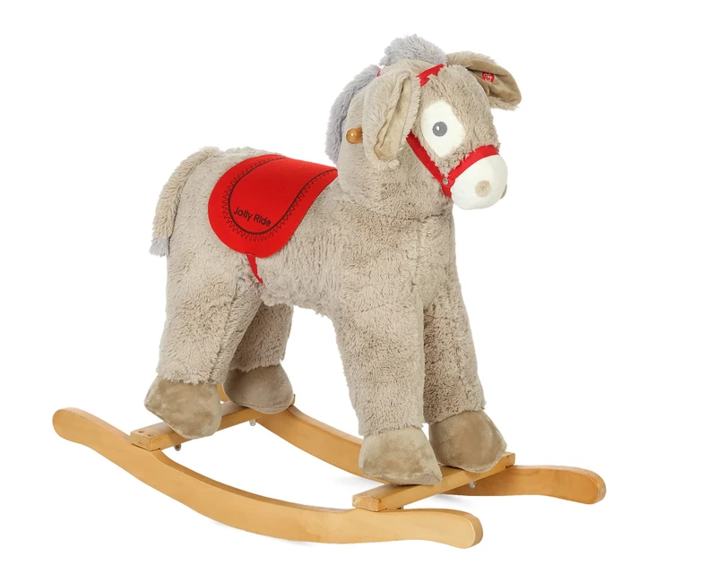 BigBuy Fun - Junior Knows 1985 Rocking Donkey, Grey (S1107698)