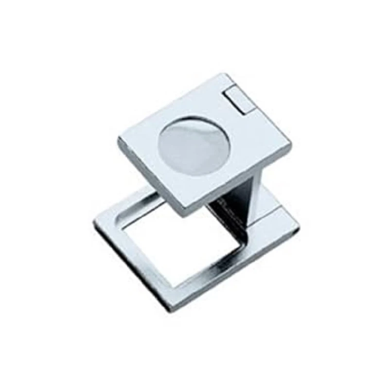1709 Linen Tester 30 x 30 mm, 5x, Brass Chrome Plated Neolab - Image 1